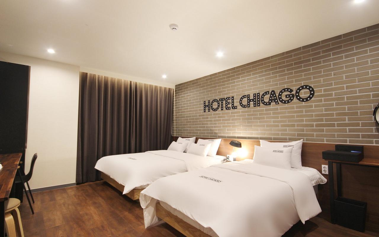Hotel Chicago Csindzsu Kültér fotó