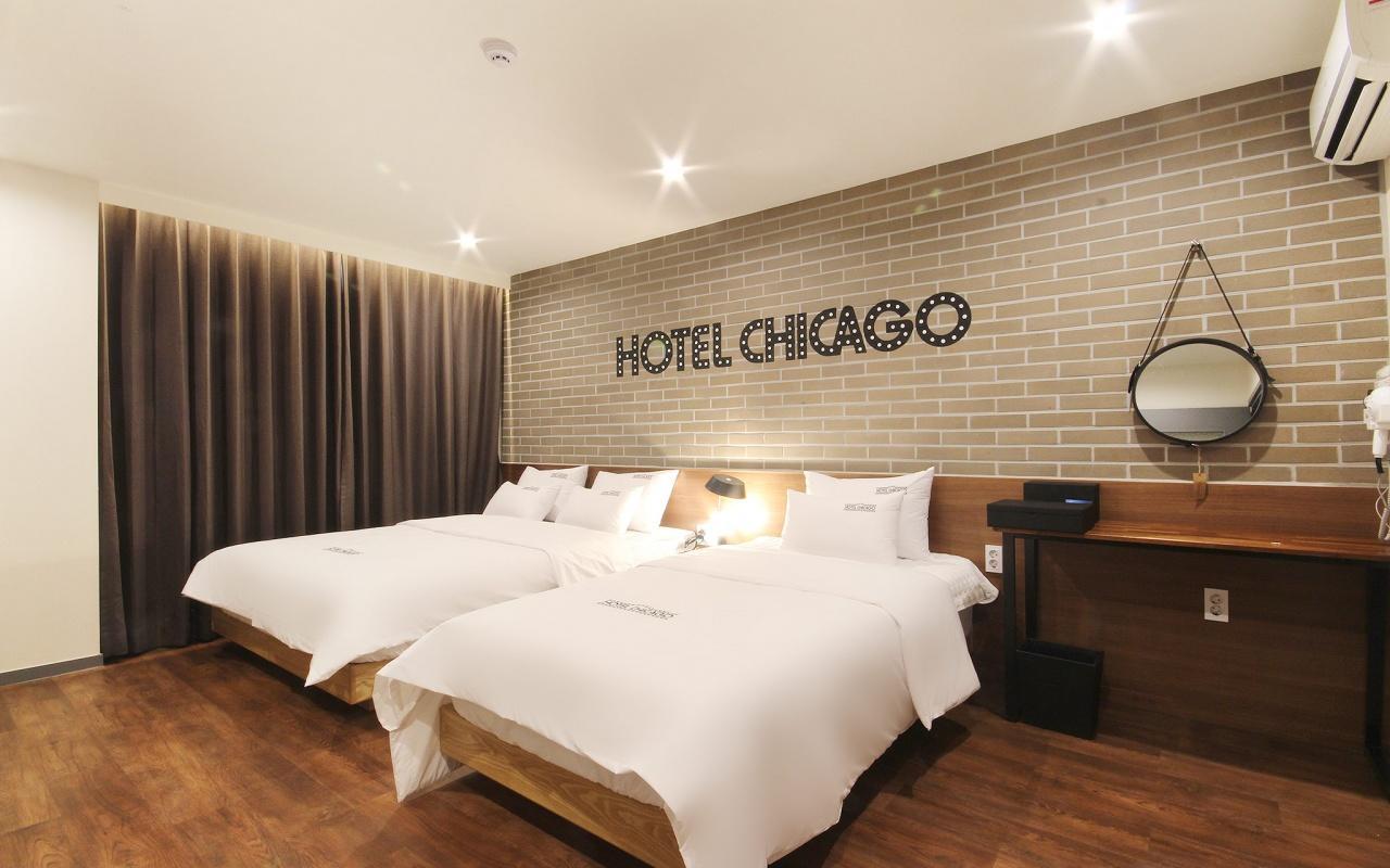 Hotel Chicago Csindzsu Kültér fotó