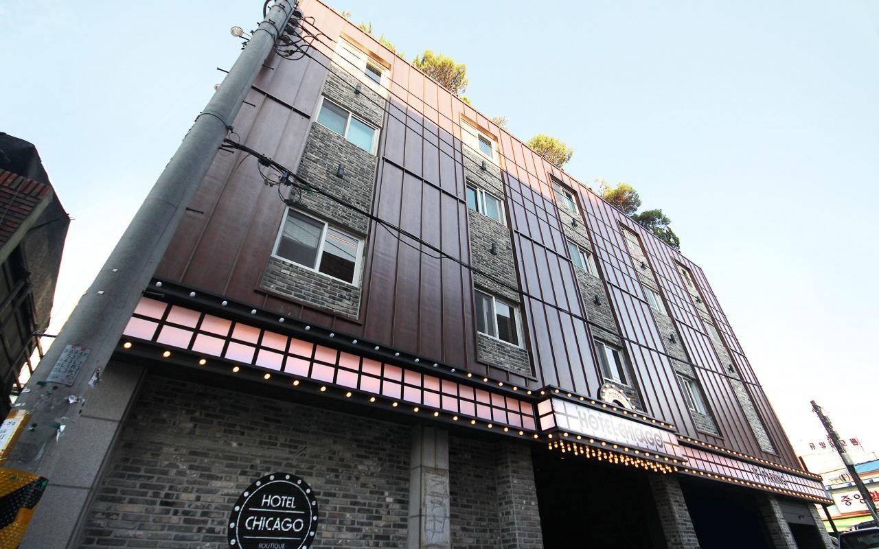 Hotel Chicago Csindzsu Kültér fotó