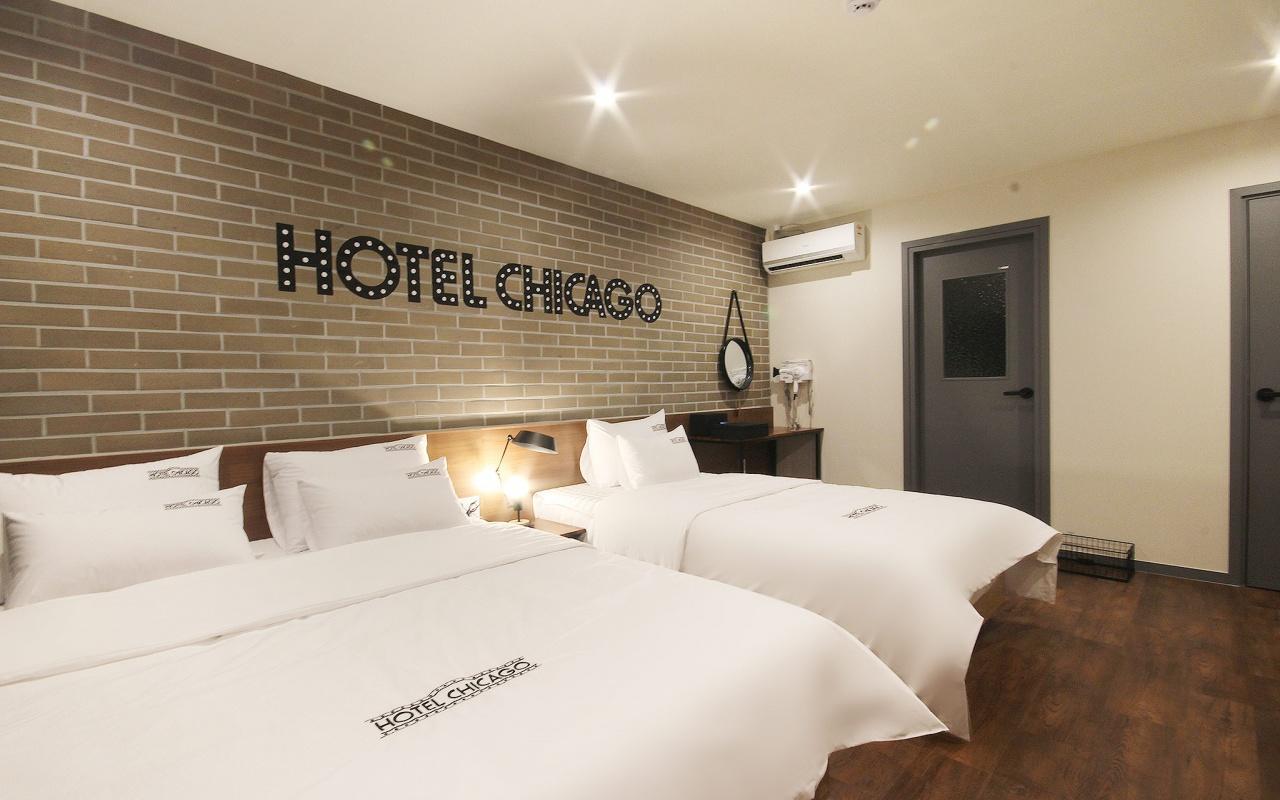 Hotel Chicago Csindzsu Kültér fotó