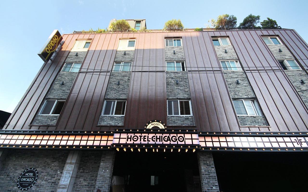 Hotel Chicago Csindzsu Kültér fotó